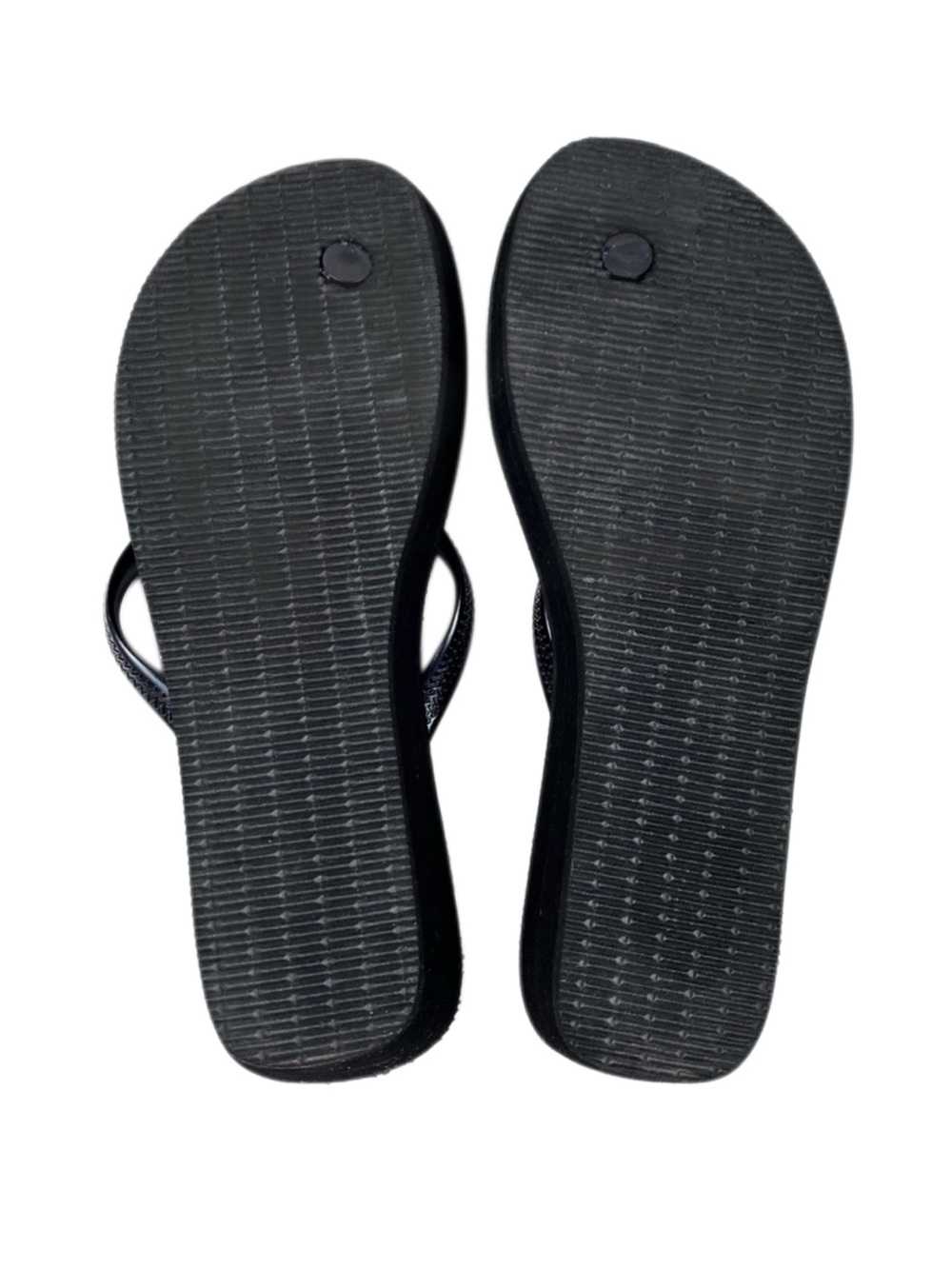 Havaianas Mens Black Flip Flops Size 7/8 (39-40) - Picture 2 of 5